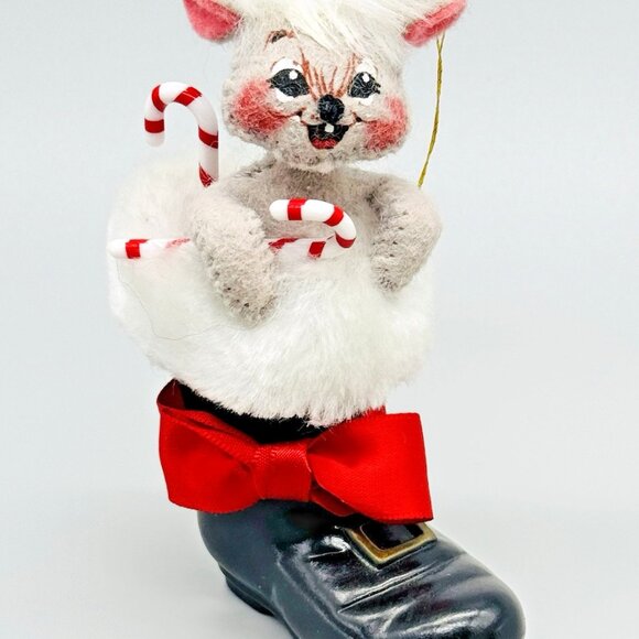 Annalee Other - Annalee Special Delivery Santa Boot Mouse Ornament Eyes Open 4 inch 2005